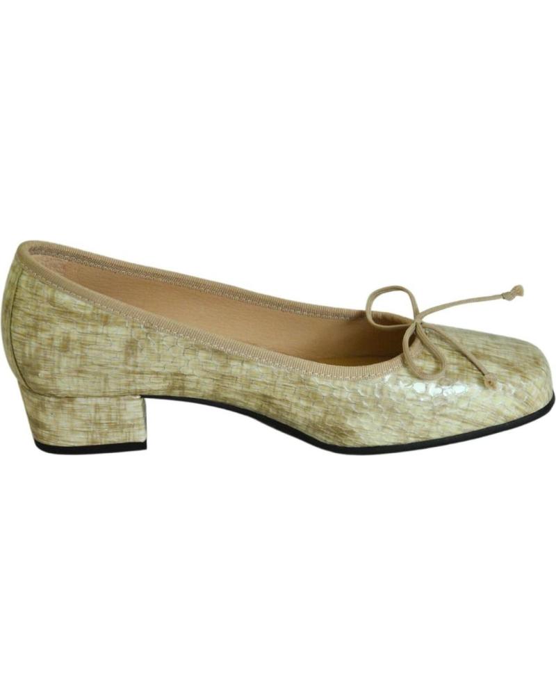 Zapatos de tacón DCHICAS  per Donna - MANOLETINA TACON BAJO DE PIEL PARA MUJER MODELO  VISON