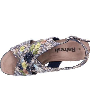 Sandalias de Mujer REFRESH 72245 TEXTIL NAVY