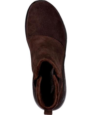 Botines de Mujer SKECHERS GO WALK ARCH FIT BOOT 144420 MARRóN
