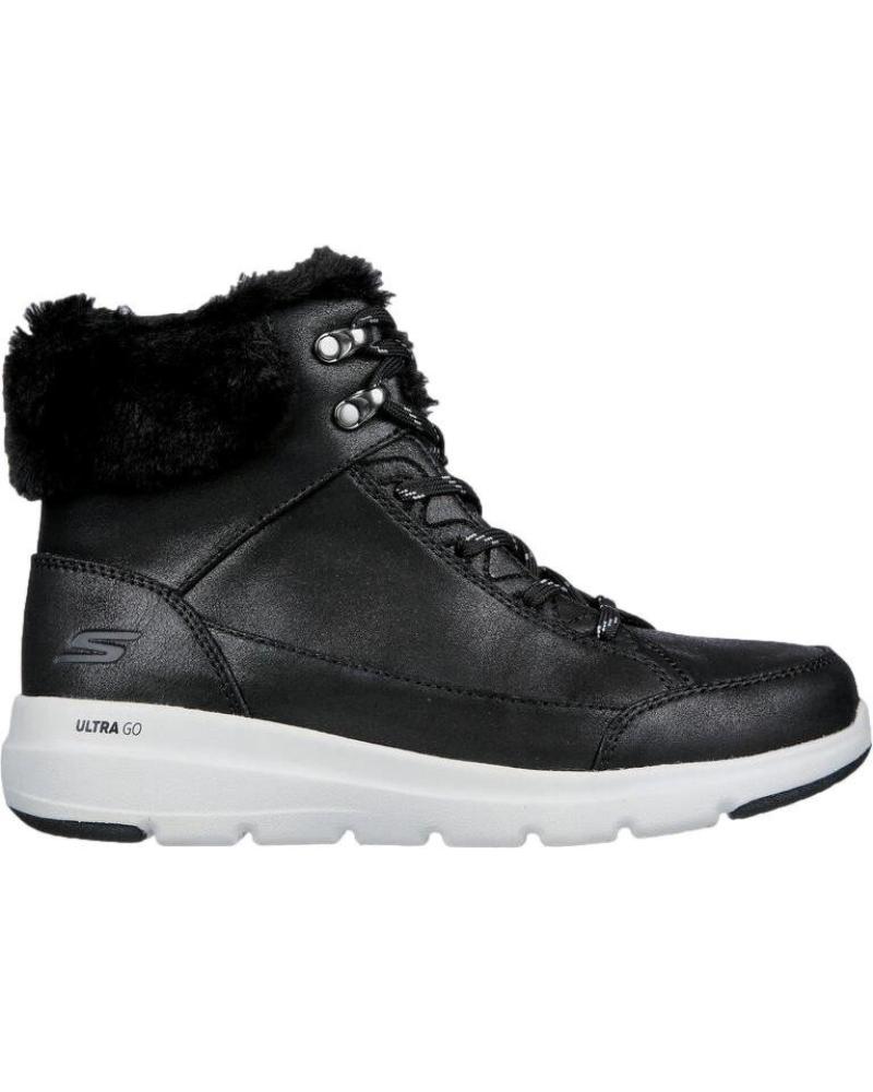 Woman Mid boots SKECHERS GLACIAL ULTRA COZYLY 144178 NEGRO Woman Mid boots SKECHERS GLACIAL ULTRA COZYLY 144178 NEGRO