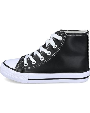 Sportif pour Fille et Garçon L&R SHOES LR SHOES N502 ZAPATILLAS ALTAS PIEL SI NEGRO