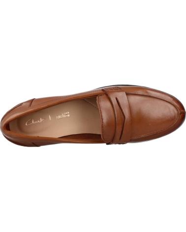 Mocasines CLARKS  de Mujer HAMBLE LOAFER  MARRON