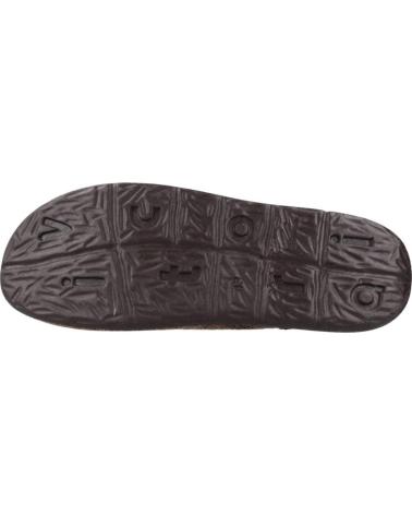 Man House slipers VICTORIA 107138V MARRON