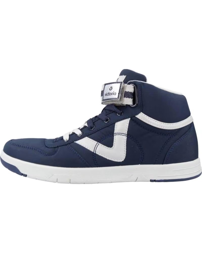 VICTORIA ZAPATILLAS NINO MODELO SNEAKER NYLON COLOR AZUL MARINO