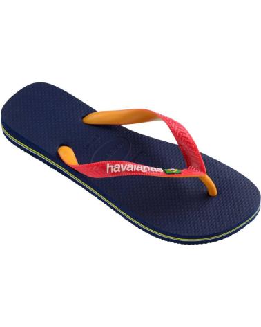 Tongs pour Homme HAVAIANAS BRASIL MIX ESCLAVA AZUL