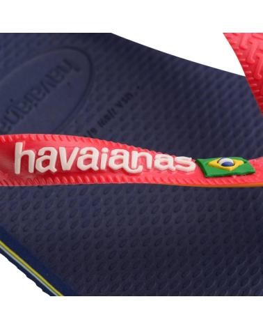 Tongs pour Homme HAVAIANAS BRASIL MIX ESCLAVA AZUL