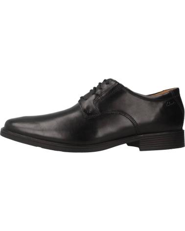 Zapatos CLARKS  de Hombre TILDEN PLAIN  NEGRO