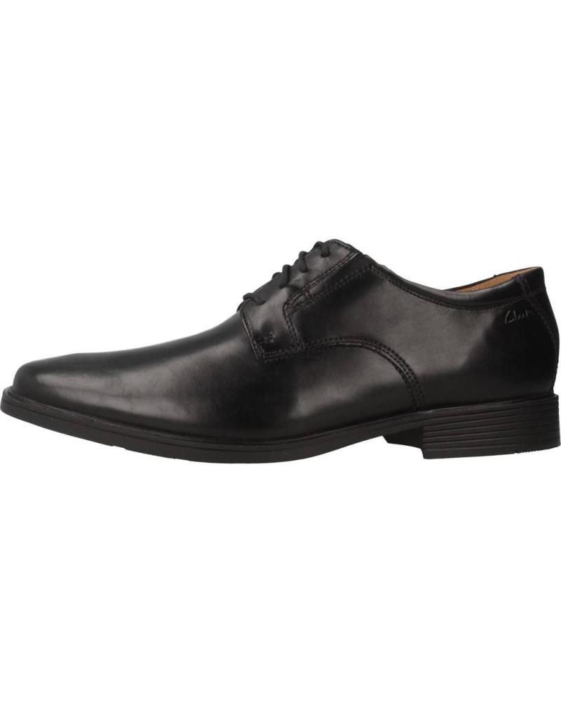 Zapatos CLARKS  de Hombre TILDEN PLAIN  NEGRO