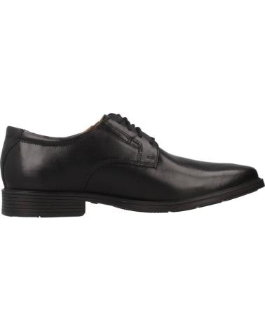 Zapatos CLARKS  de Hombre TILDEN PLAIN  NEGRO