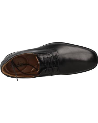 Zapatos CLARKS  de Hombre TILDEN PLAIN  NEGRO