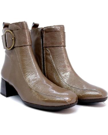 Botines de Mujer DESIREÉ DESIREE DARA 3 BOTINES CON TACON PARA MUJER COLOR CHA TAUPE