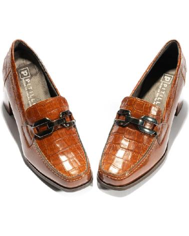Schuhe PITILLOS  für Damen - MOCASIN PIEL TACON CADENA  CUERO