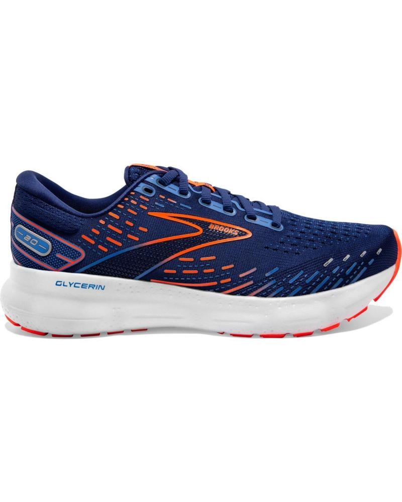 BROOKS GLYCERIN 20 | ZAPATILLAS RUNNING 1103821D444 BLUE DEPTHS/PALACE BLUE/ORANGE BLUE DEPHTS-PALACE BLUE-ORANGE