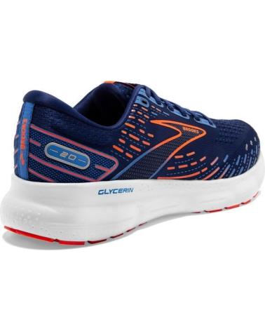 BROOKS GLYCERIN 20 | ZAPATILLAS RUNNING 1103821D444 BLUE DEPTHS/PALACE BLUE/ORANGE BLUE DEPHTS-PALACE BLUE-ORANGE