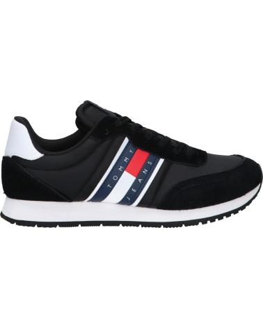 Man Zapatillas deporte TOMMY JEANS - ZAPATILLAS NEGRAS PARA HOMBRE - RUNNER CASUAL  NEGRO
