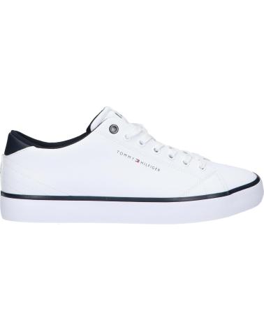 Zapatillas deporte TOMMY HILFIGER  de Hombre FM0FM05041 TH HI VULC CORE LOW  YBS WHITE