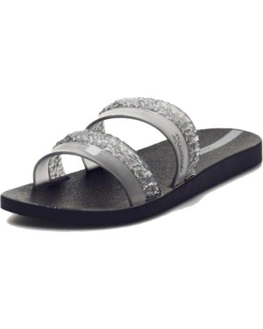 Woman Flip flops IPANEMA SANDALIAS GLITZ SLIDE FEM BLACK GLITTER SMOKE VARIOS COLORES