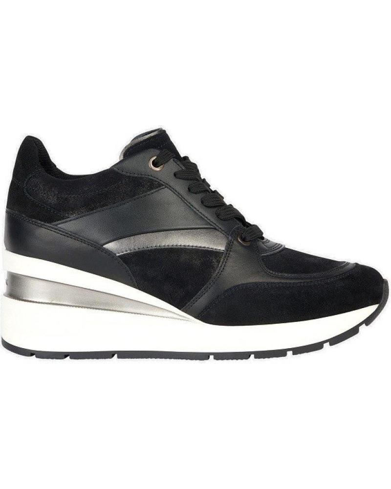 Sapatilhas de Mulher GEOX D ZOSMA A - NAPPACAPRA BRILL D368LA085TC NEGRO