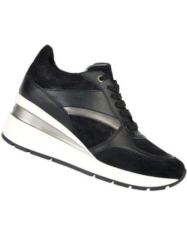Sapatilhas de Mulher GEOX D ZOSMA A - NAPPACAPRA BRILL D368LA085TC NEGRO