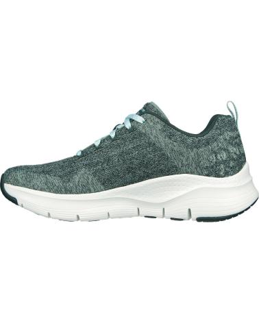 SKECHERS ARCH FIT COMFY WAVE 149414-BKLV SCHWARZ NEGRO