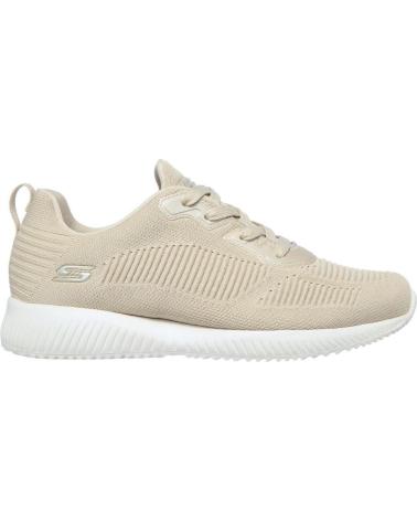 Woman and girl Trainers SKECHERS BOBS SQUAD TOUGH TALK NAT - 36  NATURAL