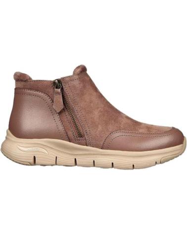Botines SKECHERS  de Mujer ARCH FIT SMOOTH MODEST 167366  BEIGE