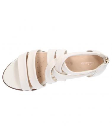 Sandales pour Femme CLARKS 26150217 MENA SILK WHITE