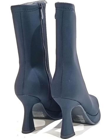 Botines de Mujer NOA HARMON BOTIN VESTIR DE LICRA CON TACON Y PLATAFORMA NEGRO