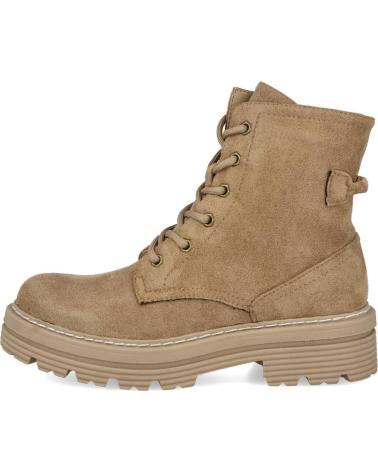Bottines POPCORN  pour Femme 1016 BOTAS DE CORDONES MUJER  TAUPE