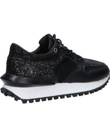 XTI ZAPATILLAS NEGRAS CASUAL CON GLITTERS 02 NEGRO