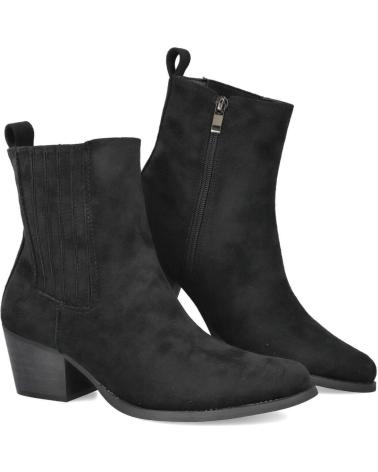 Bottines POPCORN  pour Femme 1015 BOTINES TACON MUJER  NEGRO
