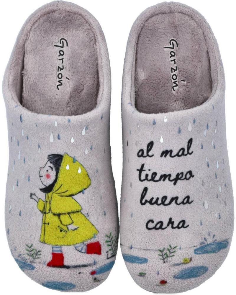 Hausschuhe GARZON  für Damen 15342-247 ZAPATILLAS DE CASA MUJ  GRIS