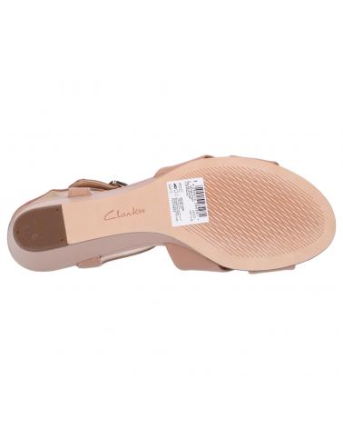 Sandalen für Damen CLARKS 26148835 SENSE STRAP PRALINE LEATHER