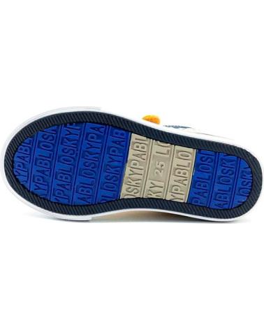 Sportif pour Garçon PABLOSKY CANVAS VELCRO AMARILLO