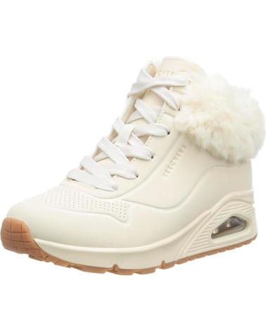 girl Mid boots SKECHERS UNO FALL AIR  BLANCO