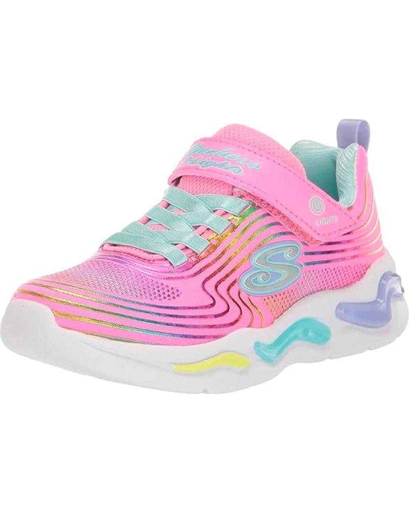 Sportivo SKECHERS  per Bambina S LIGHTS WAVY BEAMS  ROSA
