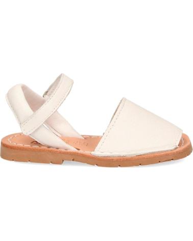 Sandalias RIA MENORCA  de Niña y Niño RIA 20090 IBICENCA VELCRO  BLANCA