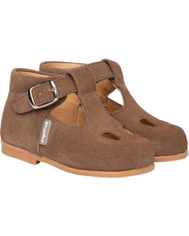 girl and boy shoes ANGELITOS PEPITO PIEL SERRAJE 634  TAUPE