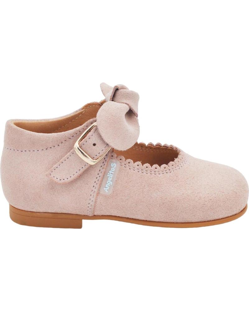 Schuhe ANGELITOS  für Mädchen und Junge MERCEDITA PIEL 509  ROSA