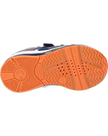 girl and boy Zapatillas deporte GEOX B1584A 0FE14 B TODO C4324 NAVY-FLUO ORANGE