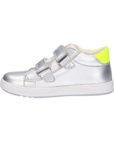 Zapatillas deporte de Niña GEOX B044CC 0Y2BC B BIGLIA C0598 SILVER-FLUO YELLOW