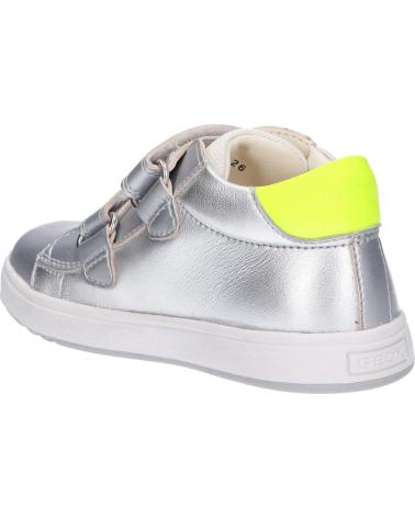 Zapatillas deporte de Niña GEOX B044CC 0Y2BC B BIGLIA C0598 SILVER-FLUO YELLOW