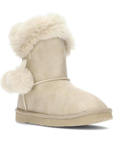 Botas de Mujer y Niña BW BREAK WALK BOTAS AUSTRALIANAS BREAKWALK FUR POMPOM BEIG