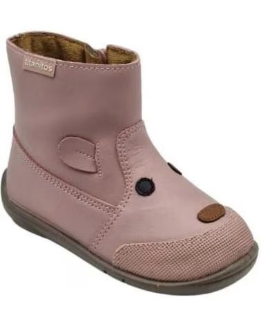 TITANITOS BOTAS EN COLOR PARA NINA ROSA