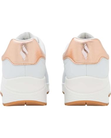 SKECHERS ZAPATOS MUJER ZAPATILLAS BAJAS MODELO UNO SHIMMER BLANCO