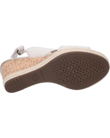 Sandalen für Damen GEOX D82P6C 06RBC D JANIRA C1002 OFF WHITE