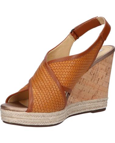 Sandalen für Damen GEOX D82P6C 06RBC D JANIRA C5G6F CARAMEL-BROWN