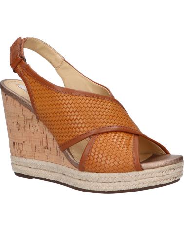 Sandalen für Damen GEOX D82P6C 06RBC D JANIRA C5G6F CARAMEL-BROWN