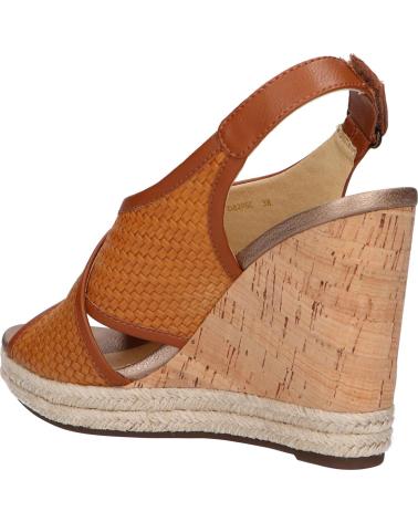 Sandalen für Damen GEOX D82P6C 06RBC D JANIRA C5G6F CARAMEL-BROWN