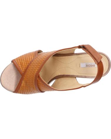 Sandalen für Damen GEOX D82P6C 06RBC D JANIRA C5G6F CARAMEL-BROWN